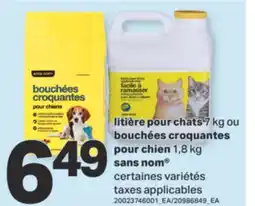L'Intermarché LITIÈRE POUR CHATS 7 KG OU BOUCHÉES CROQUANTES POUR CHIEN 1,8 KG offer