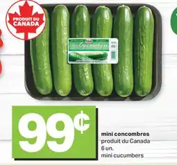 L'Intermarché MINI CONCOMBRES 6 UN offer