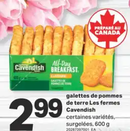 L'Intermarché GALETTES DE POMMES DE TERRE LES FERMES, 600 g offer