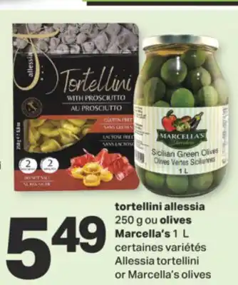 L'Intermarché TORTELLINI, 250 G OU OLIVES, 1 L offer