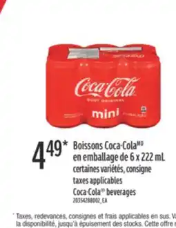 L'Intermarché BOISSONS EN EMBALLAGE DE 6 X 222 ML offer