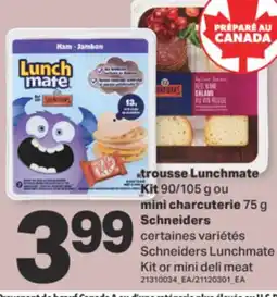 L'Intermarché TROUSSE LUNCHMATE KIT, 90/105 G OU MINI CHARCUTERIE, 75 G offer
