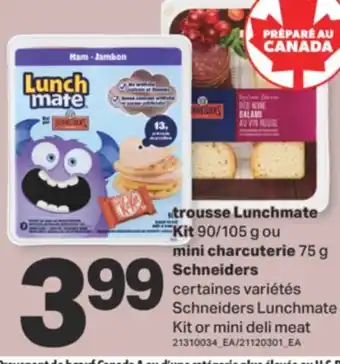 L'Intermarché TROUSSE LUNCHMATE KIT, 90/105 G OU MINI CHARCUTERIE, 75 G offer