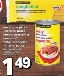 L'Intermarché SAUCE POUR PÂTES, 680 ML OU PÂTES ALIMENTAIRES, 900 G offer