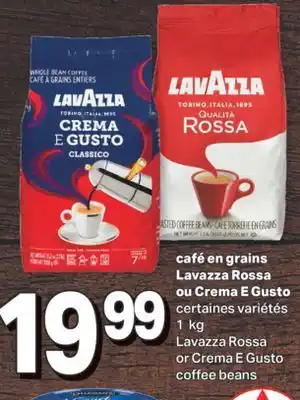 L'Intermarché CAFÉ EN GRAINS ROSSA OU CREMA E GUSTO, 1 kg offer