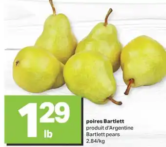 L'Intermarché POIRES BARTLETT offer