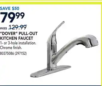 RONA DOVER PULL-OUT KITCHEN FAUCET offer