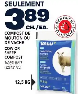 RONA VALU+ COW OR SHEEP COMPOST offer