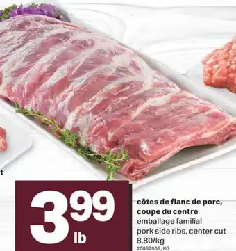 L'Intermarché CÔTES DE FLANC DE PORC, COUPE DU CENTRE offer
