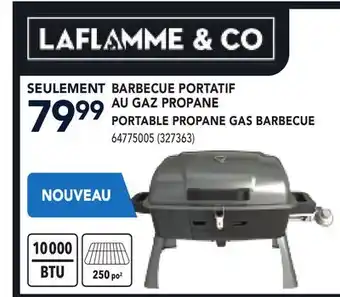RONA LAFLAMME & CO PORTABLE PROPANE GAS BARBECUE offer