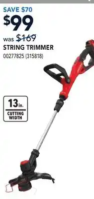 RONA CRAFTSMAN STRING TRIMMER offer