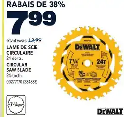 RONA DEWALT CIRCULAR SAW BLADE offer