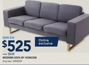 RONA MODERN SOFA BY HOMCOM offer