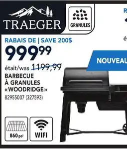 RONA BARBECUE À GRANULES WOODRIDGE offer