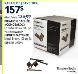 RONA CONCEALOC HIDDEN FASTENER offer