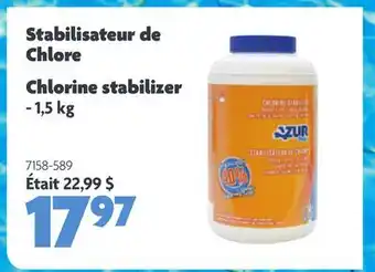 Home Hardware Chlorine stabilizer offer