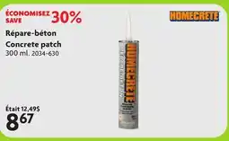 Home Hardware HOMECRETE Concrete patch offer