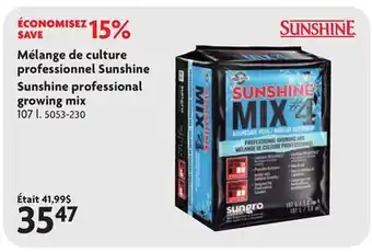 Home Hardware Sunshine professional growing mix offer