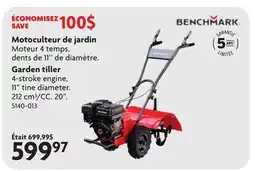 Home Hardware Benchmark Garden tiller offer
