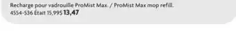 Home Hardware VILEDA ProMist Max mop refill offer