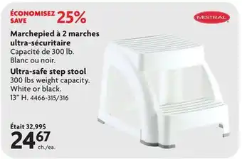 Home Hardware Ultra-safe step stool offer