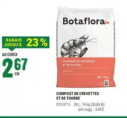 BMR COMPOST DE CREVETTES TOURBE offer