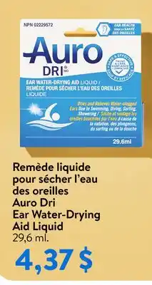 Walmart Auro Dri Ear Water-Drying Aid Liquid offer