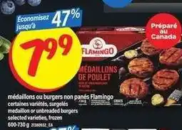 Maxi Flamingo Médaillons ou Burgers offer