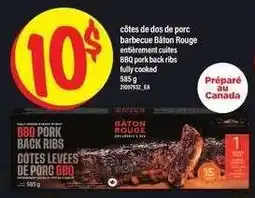 Maxi CÔTES DE DOS DE PORC BARBECUE BÂTON ROUGE offer