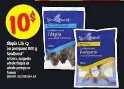 Maxi SeaQuest Tilapia or Pompano offer