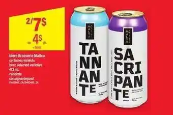Maxi bière Brasserie Maltco offer
