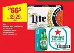 Maxi bière Heineken Silver ou Miller Lite offer