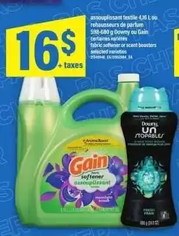 Maxi Gain Fabric Softener or Downy Scent Boosters offer