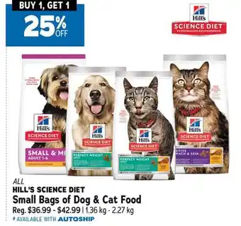 Ren’s Pets Depot HILL'S SCIENCE DIET Small Bags of Dog & Cat Food offer