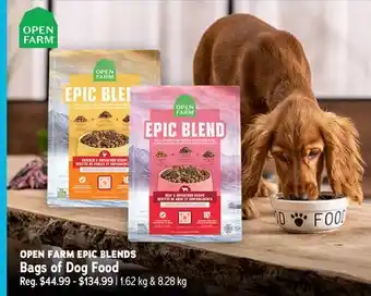 Ren’s Pets Depot OPEN FARM EPIC BLENDS Bags of Dog Food offer
