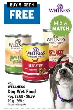 Ren’s Pets Depot WELLNESS Dog Wet Food offer