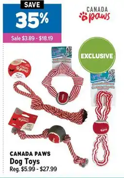Ren’s Pets Depot PAWS Dog Toys offer