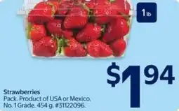 Walmart Strawberries offer