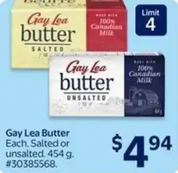 Walmart Gay lea butter offer
