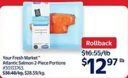 Walmart Your fresh market atlantic salmon portions offer