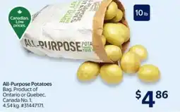 Walmart All-purpose potatoes offer