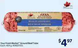 Walmart Your fresh market ground beef tube offer