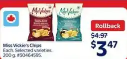 Walmart Miss vickie's chips offer