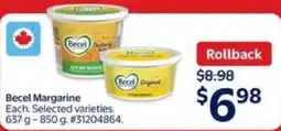 Walmart Becel margarine offer