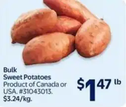 Walmart Bulk sweet potatoes offer