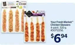 Walmart Your fresh market chicken skewers offer