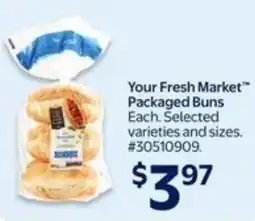 Walmart Your fresh market packaged buns offer