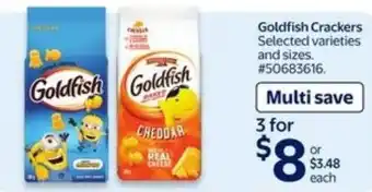 Walmart Goldfish crackers offer