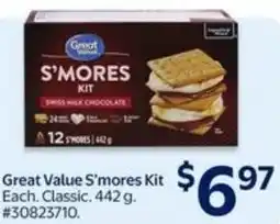 Walmart Great value s'mores kit offer