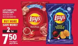 Metro LAYS FAMILY SIZE POTATO CHIPS offer